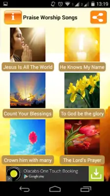 Praise Worship Songs android App screenshot 1